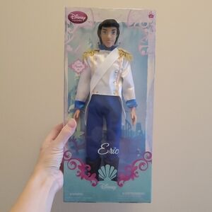 Disney Prince Eric Doll - Regal Blue and White Outfit